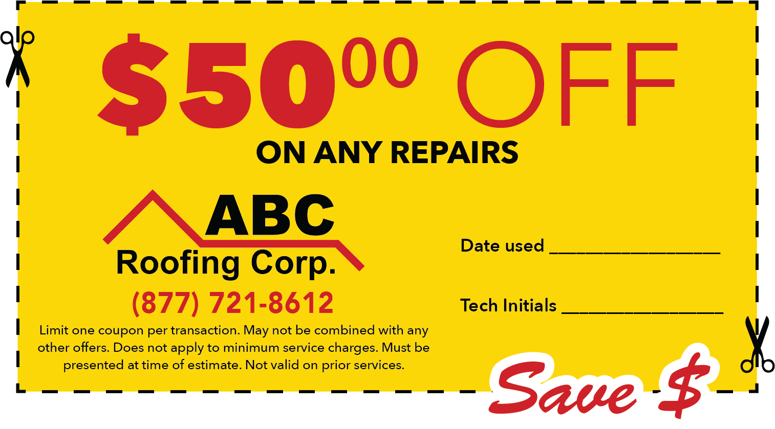 $50 off any repairs